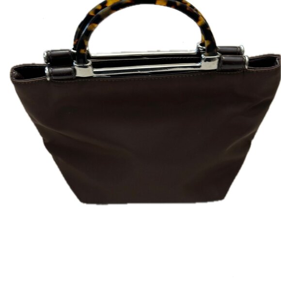 HANDLE BAG WITH TORTOISE (FAUX) OR HORN (FAUX) HANDLE - Picture 7 of 16